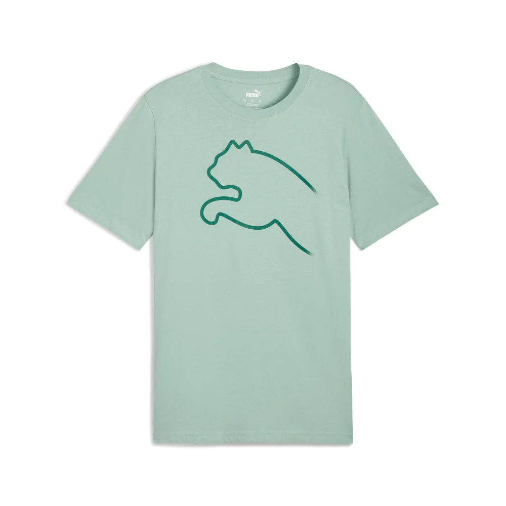 Graphics Gradient Crew Neck Short Sleeve T-Shirt sold by Shoebacca