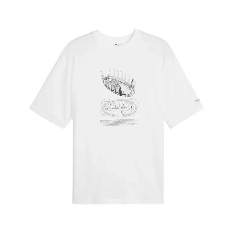 PUMA X HARRY POTTER Oversized Graphic Crew Neck Short Sleeve T-Shirt made by Puma