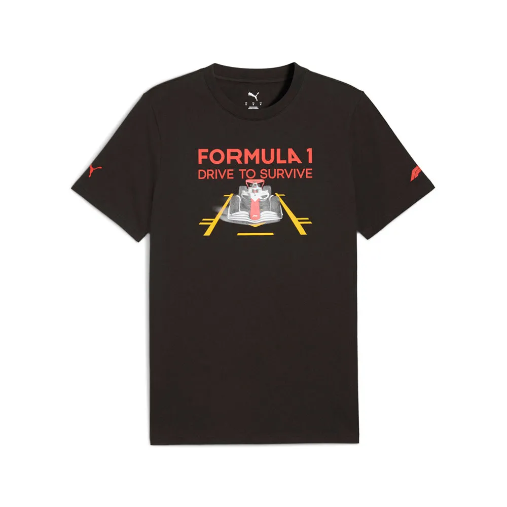 F1 Dts Graphic Race Crew Neck Short Sleeve T-Shirt sold by Shoebacca