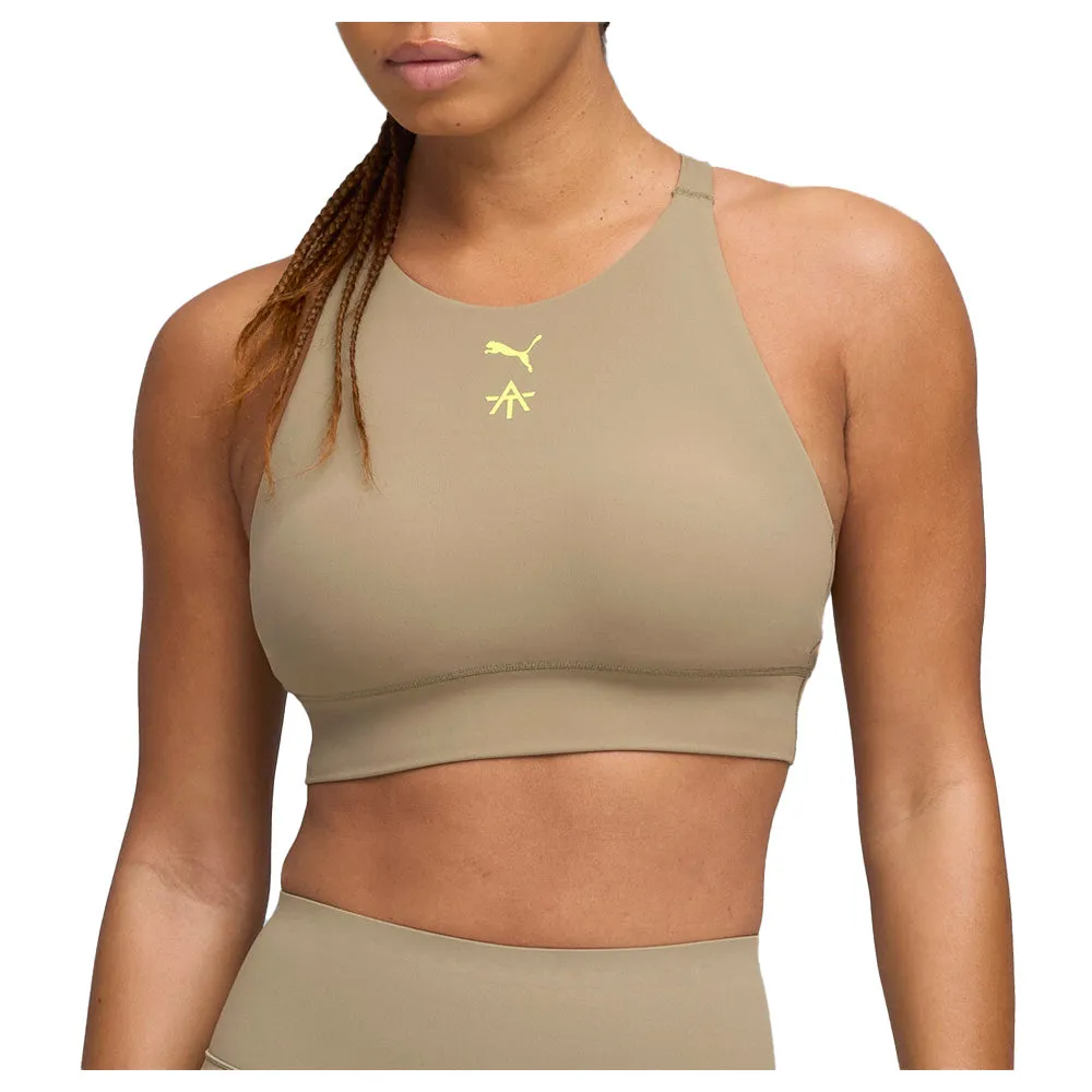 PUMA X ALEX TOUSSAINT Shapeluxe Mid Impact Sports Bra sold by Shoebacca product image thumbnail 3