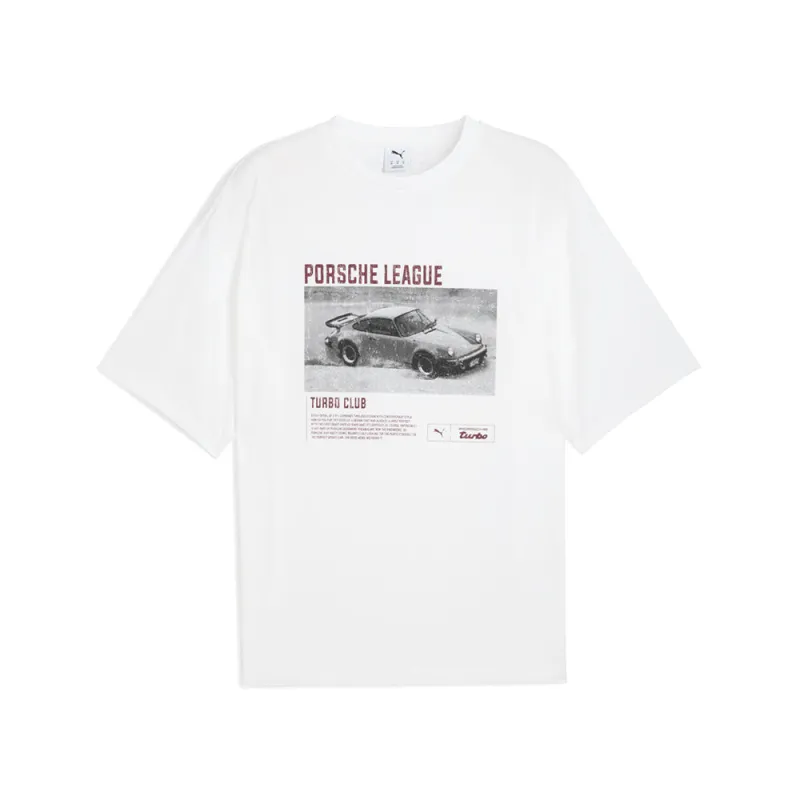 Porsche Legacy Graphic Crew Neck Short Sleeve T-Shirt made by Puma