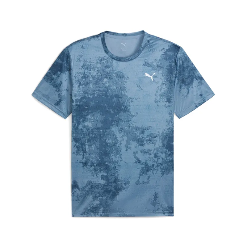 Train All Day Essentials Patterned Crew Neck Short Sleeve T-Shirt sold by Shoebacca