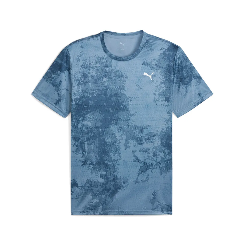 Train All Day Essentials Patterned Crew Neck Short Sleeve T-Shirt sold by Shoebacca