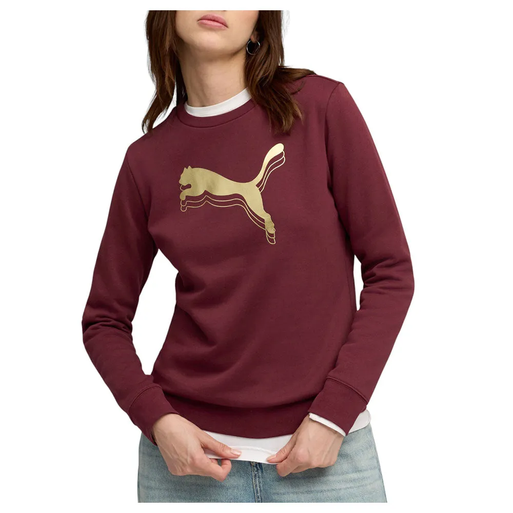 Essentials Metallic Crew Neck Long Sleeve T-Shirt sold by Shoebacca product image thumbnail 3