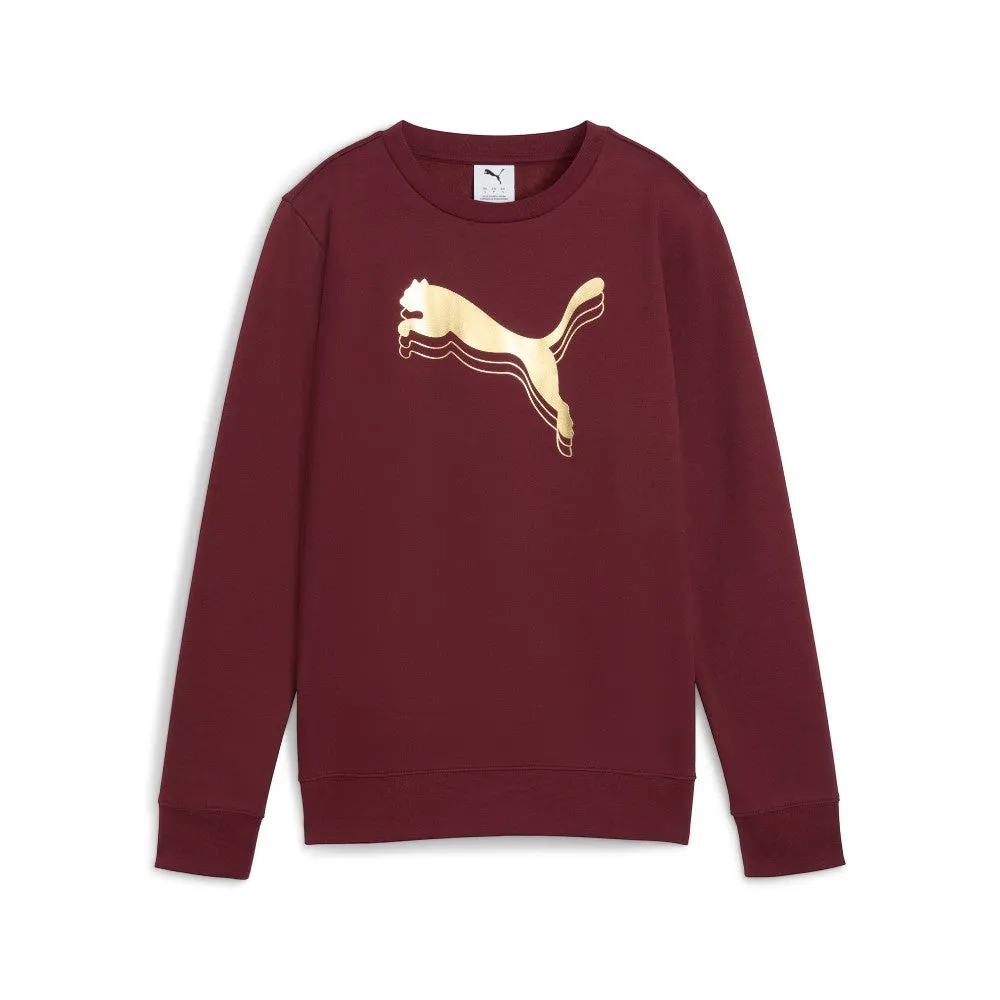 Essentials Metallic Crew Neck Long Sleeve T-Shirt sold by Shoebacca