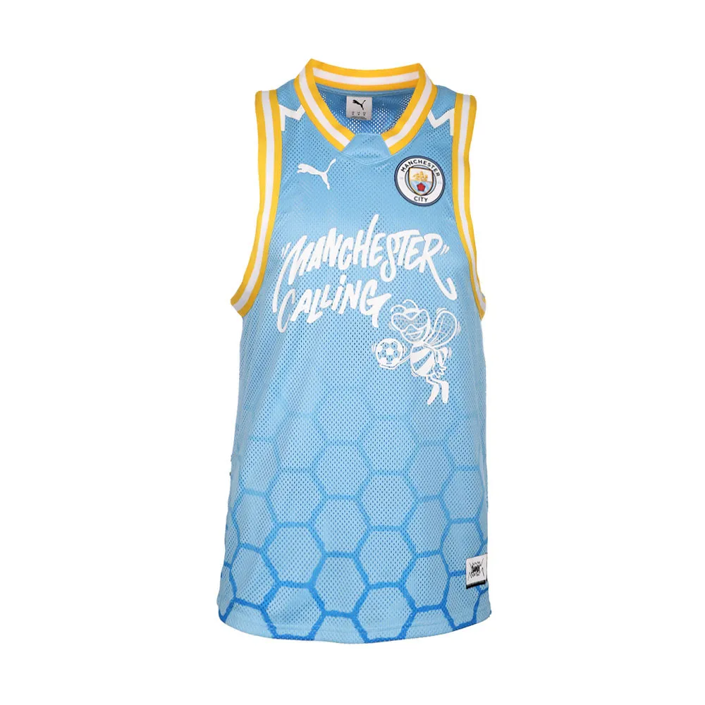 CWC Hoops Manchester City Crew Neck Sleeveless Replica Jersey sold by Shoebacca product image thumbnail 3