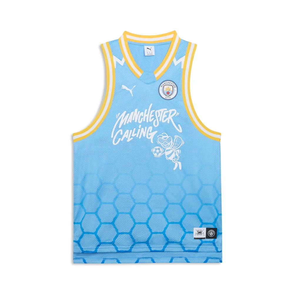 CWC Hoops Manchester City Crew Neck Sleeveless Replica Jersey sold by Shoebacca