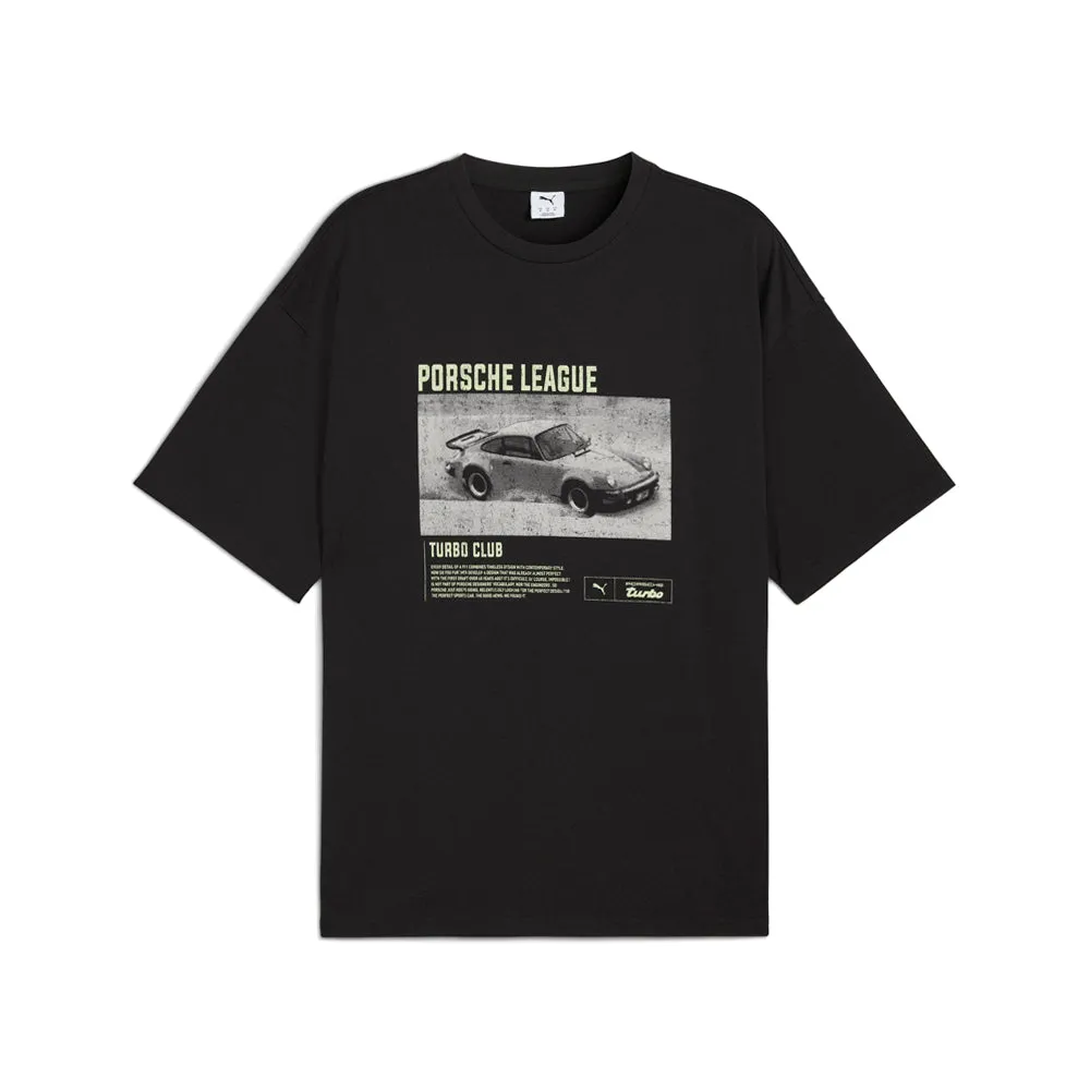Porsche Legacy Graphic Crew Neck Short Sleeve T-Shirt sold by Shoebacca