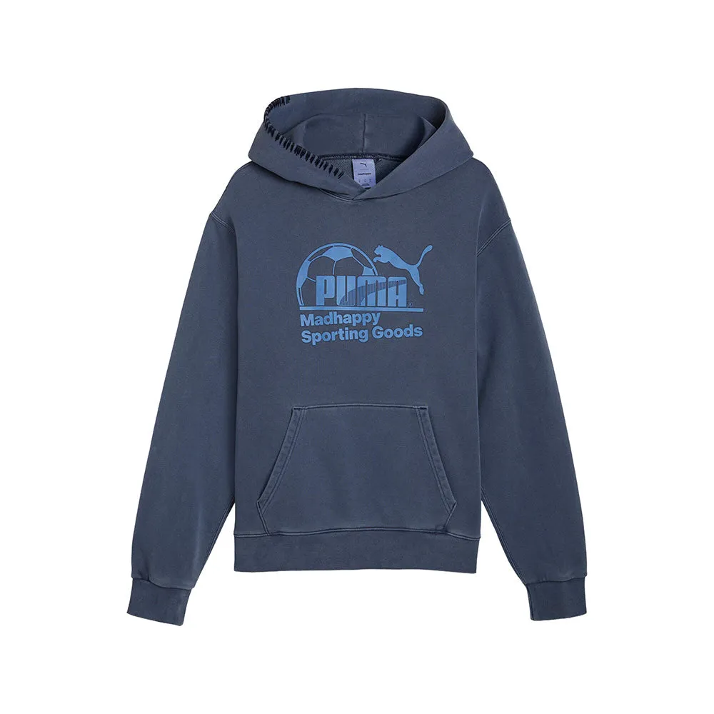PUMA X MADHAPPY Relaxed Graphic Fleece Pullover Hoodie sold by Shoebacca