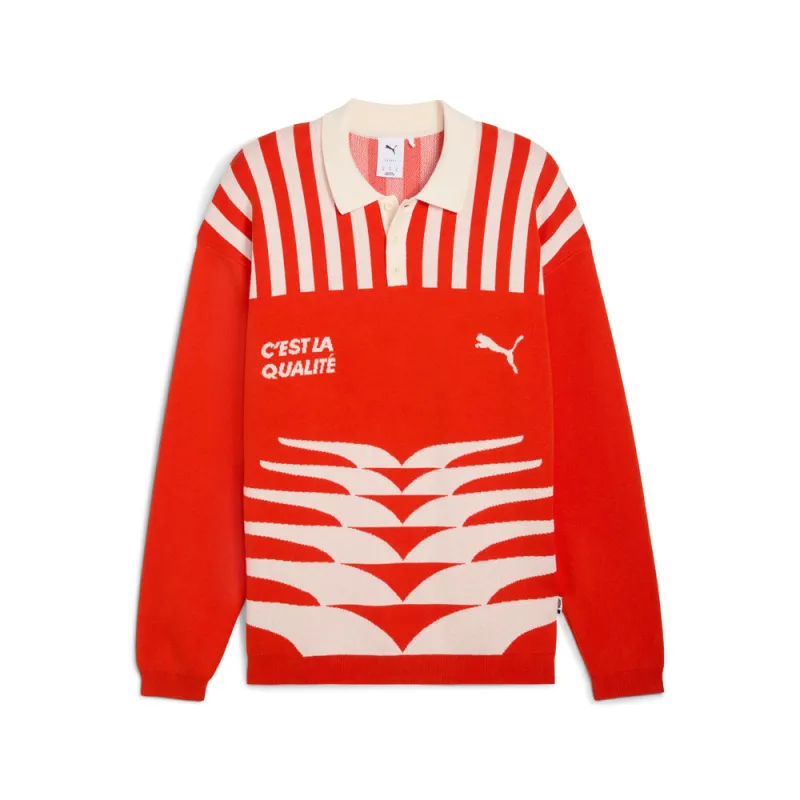 The Neverworn VI Knit Crew Neck Long Sleeve Sweater made by Puma