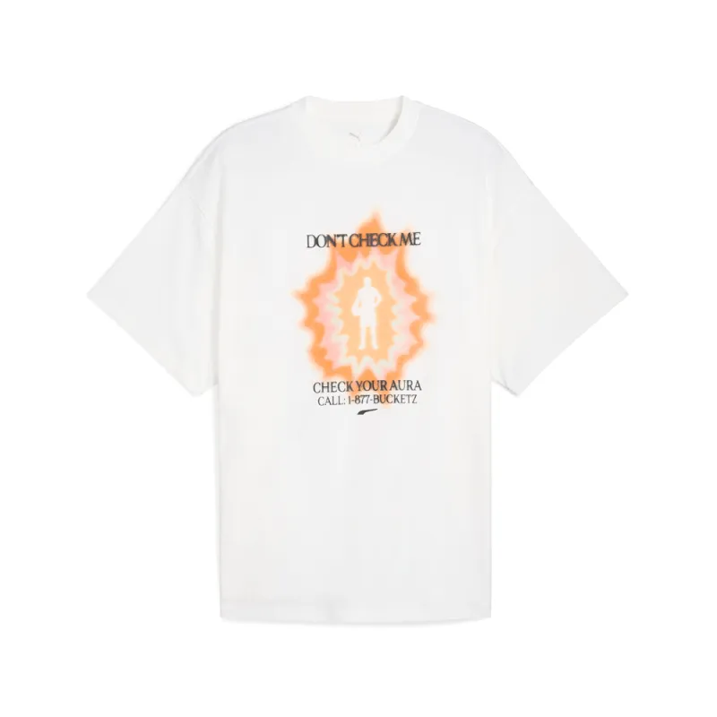 Hoop Dreamz Oversized Basketball Graphic Crew Neck Short Sleeve T-Shirt sold by Shoebacca