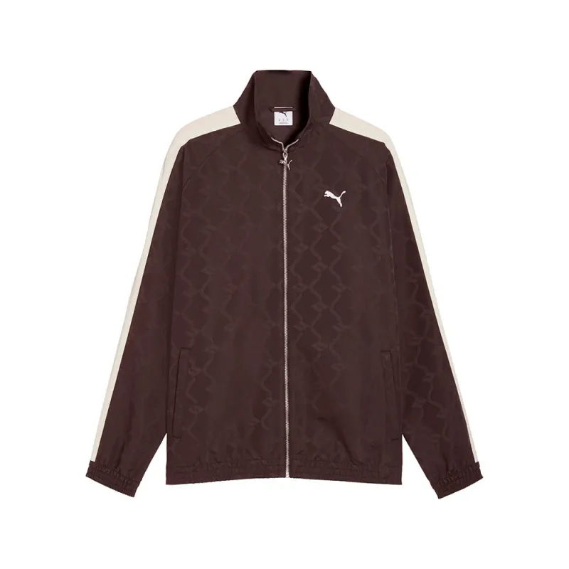T7 Jacquarded Woven Relaxed Track Full Zip Jacket made by Puma