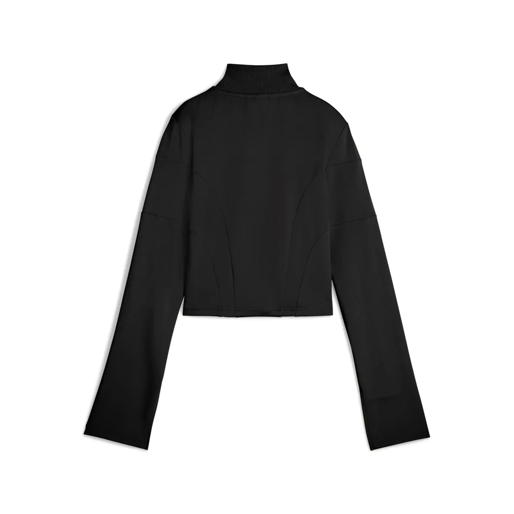 Dare To Slim Cropped Full Zip Track Jacket sold by Shoebacca product image thumbnail 2