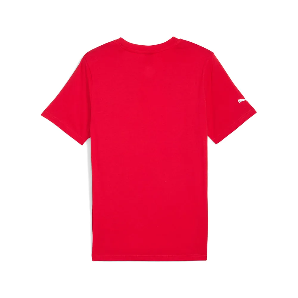 Scuderia Ferrari Sportswear Colored Shield Graphic Crew Neck Short Sleeve T-Shirt sold by Shoebacca product image thumbnail 2