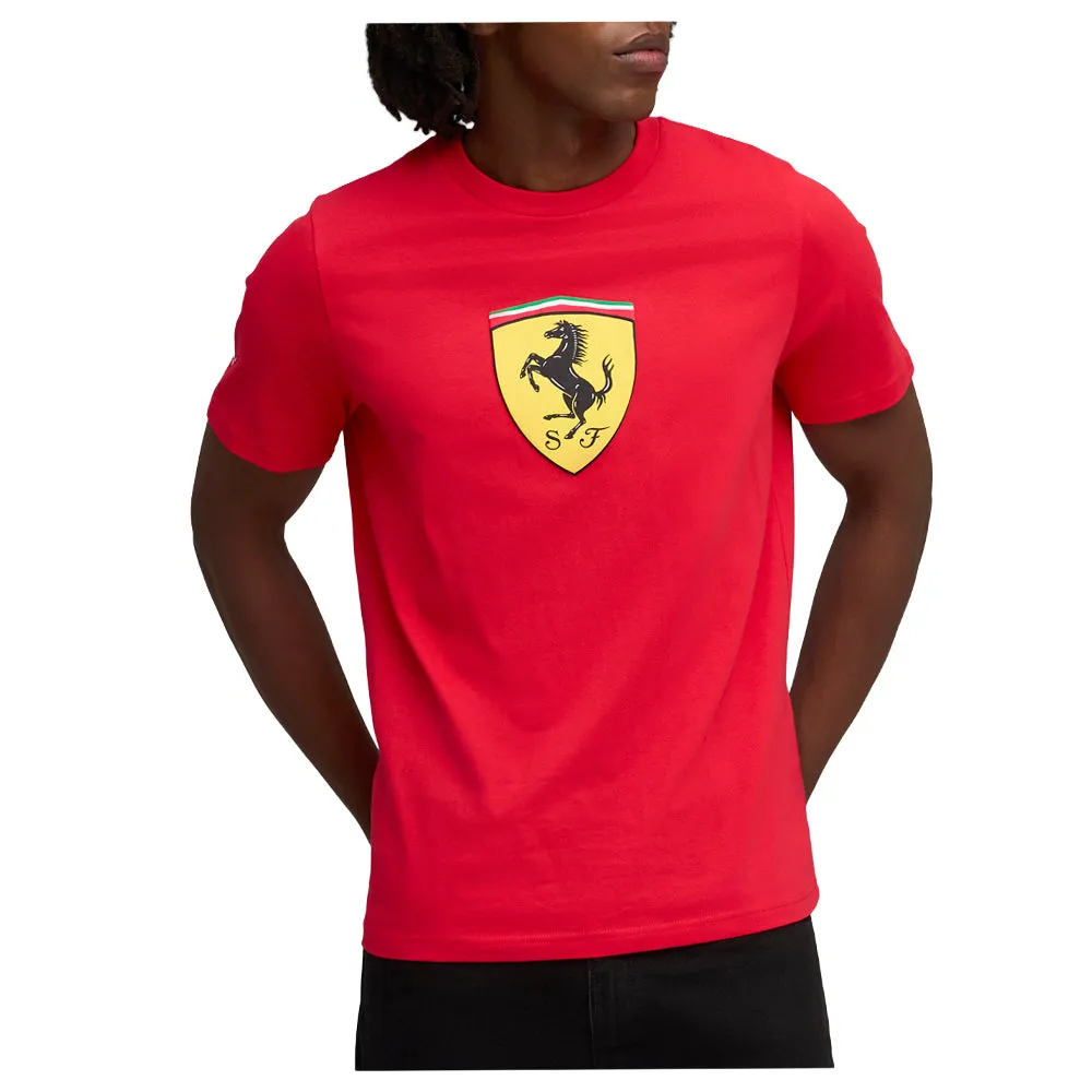 Scuderia Ferrari Sportswear Colored Shield Graphic Crew Neck Short Sleeve T-Shirt sold by Shoebacca product image thumbnail 3