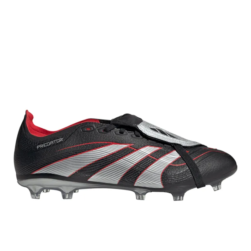 Predator Obsidian Strike Fold-Over Tongue Firm Ground/Multi Ground Soccer Cleats made by Adidas