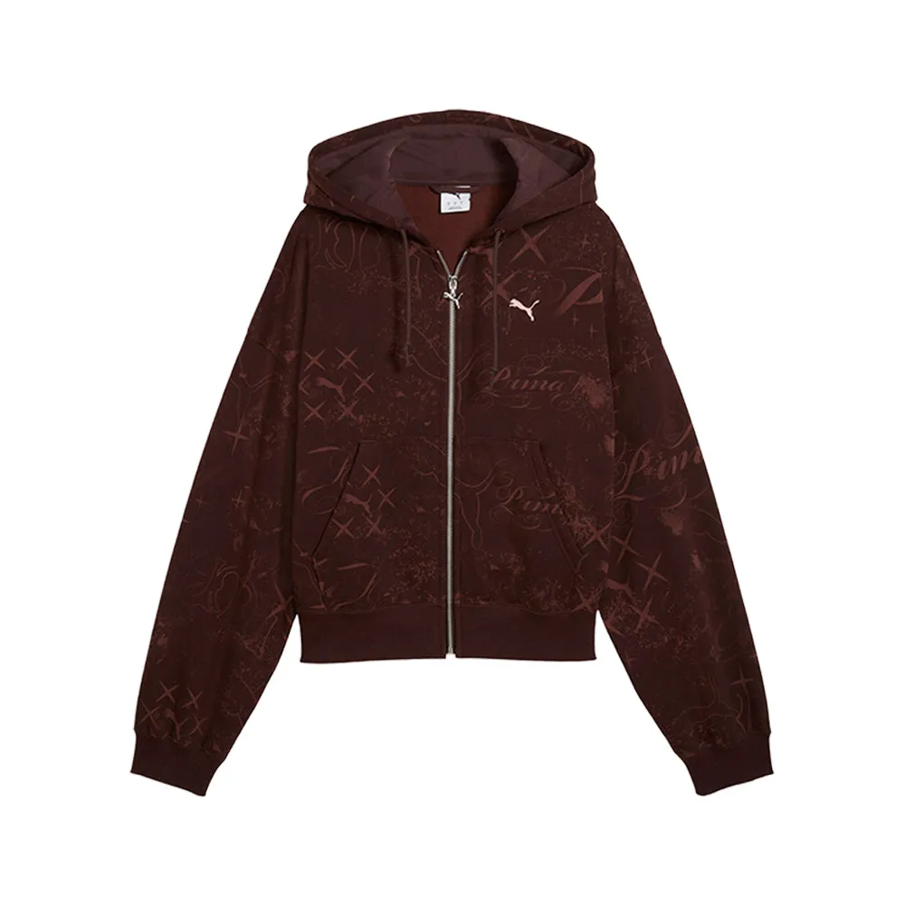 Street Glam Short Oversize Full Zip Hoodie sold by Shoebacca