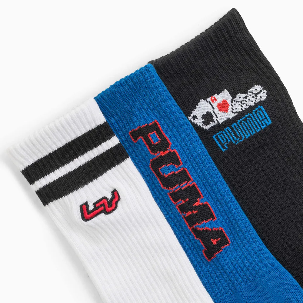 3-Pack 1/2 Terry Crew Socks sold by Shoebacca product image thumbnail 2