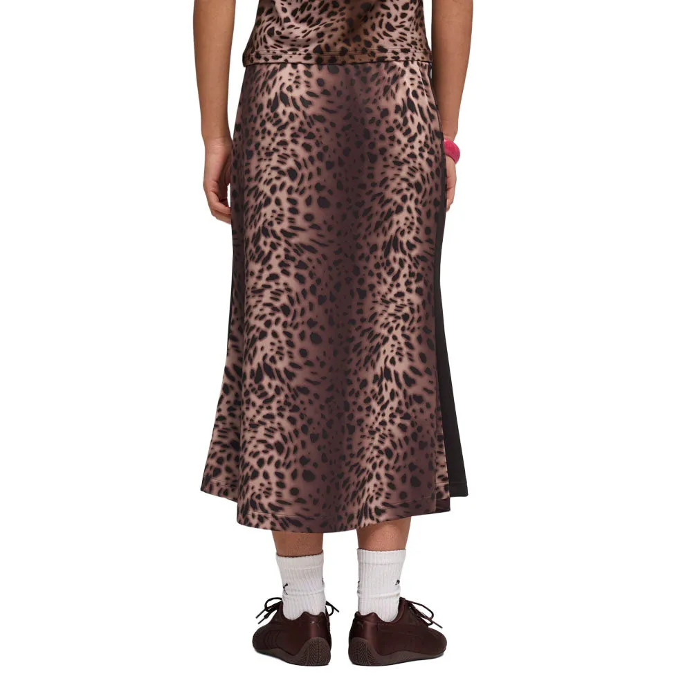 T7 Leo Luxe Aop Midi Skirt sold by Shoebacca product image thumbnail 4