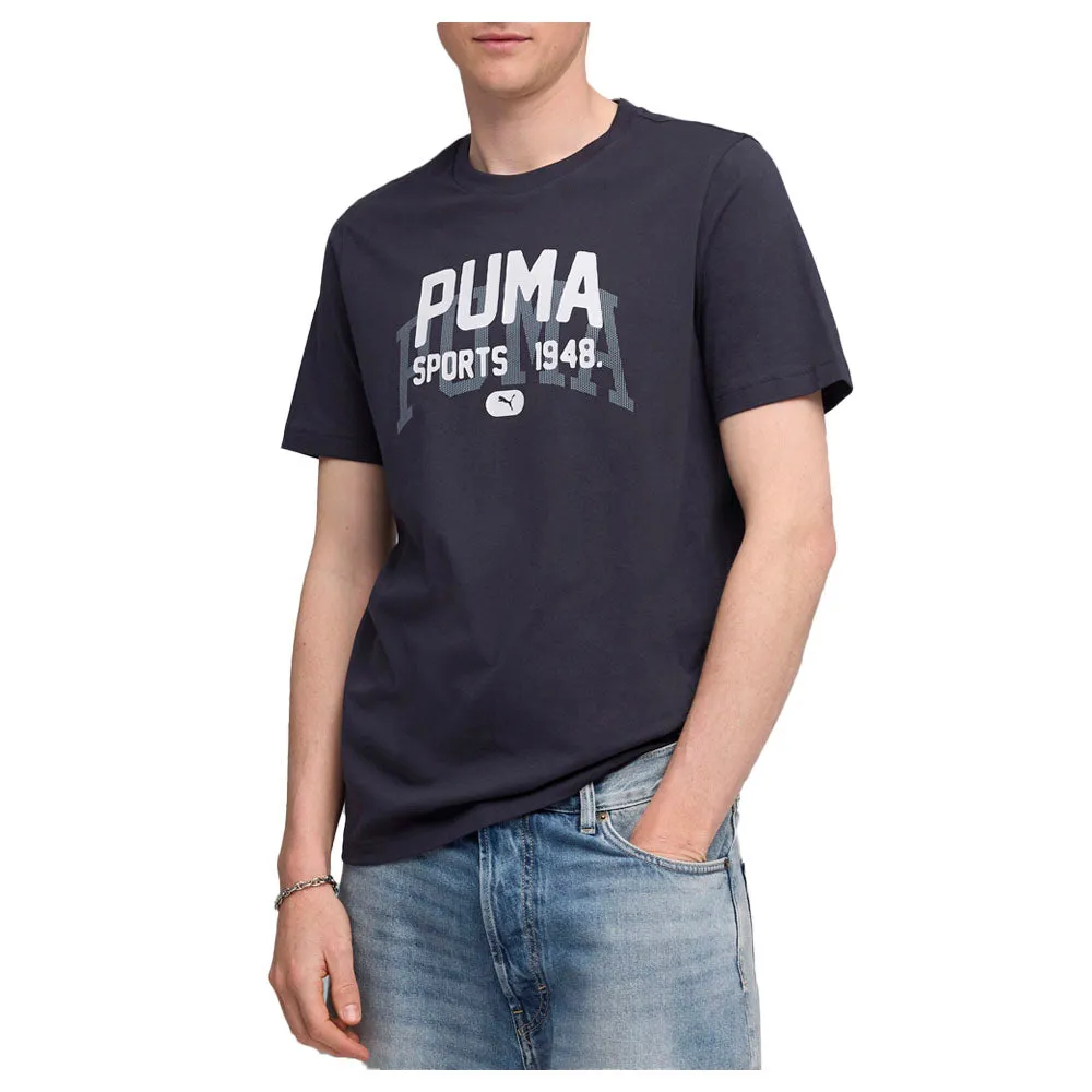 Graphic Varsity Crew Neck Short Sleeve T-Shirt sold by Shoebacca product image thumbnail 3