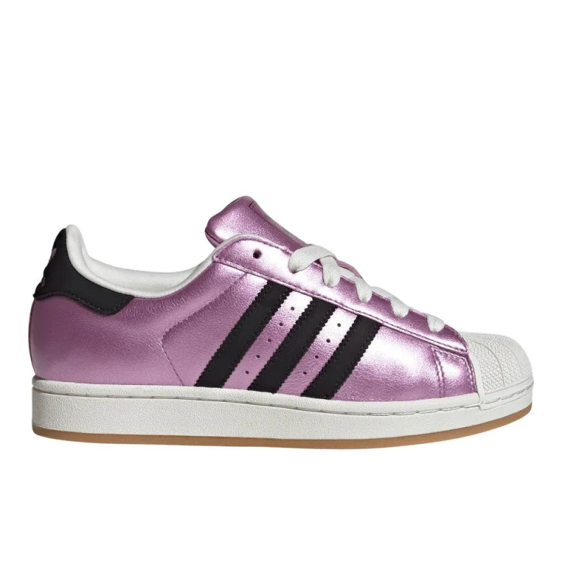Superstar II Metallic Lace Up Sneakers made by Adidas