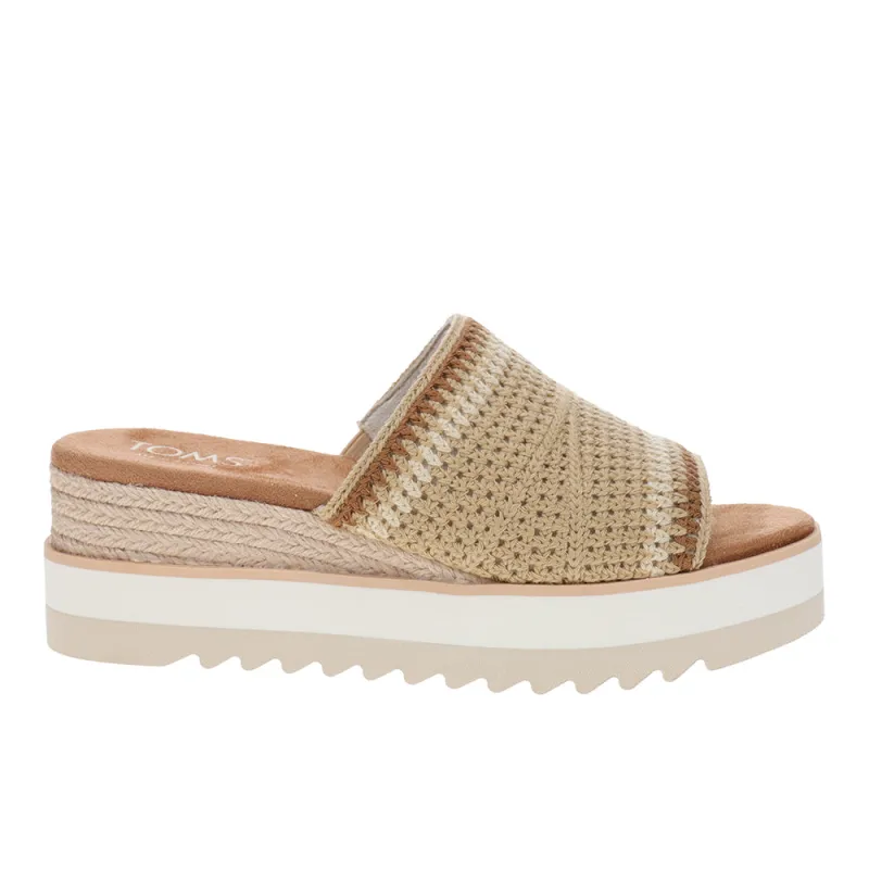 Diana Mule Wedge Sandal made by Toms