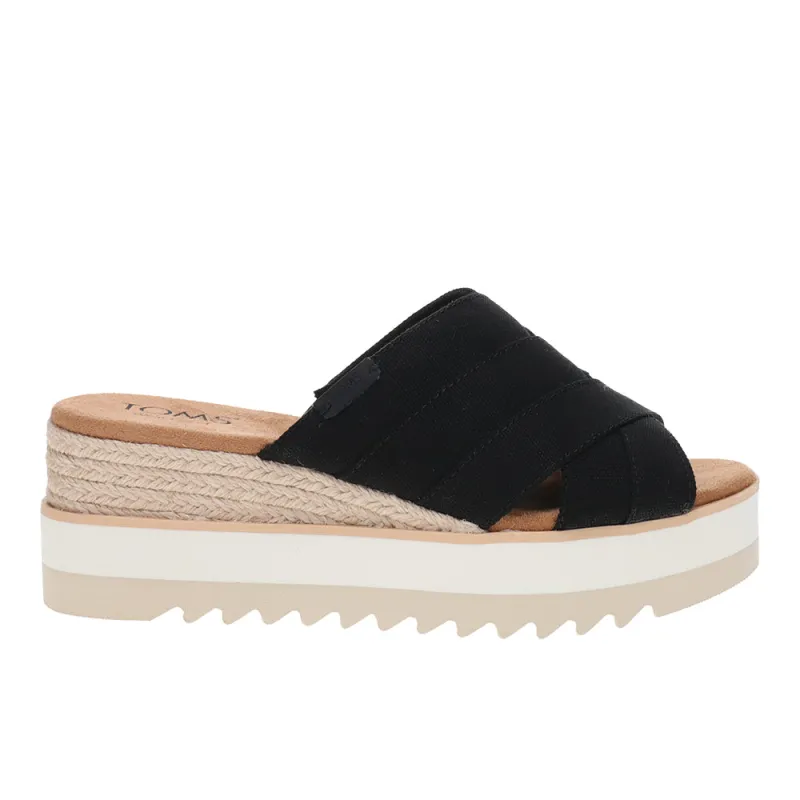 Diana Crossover Wedge Sandals made by Toms