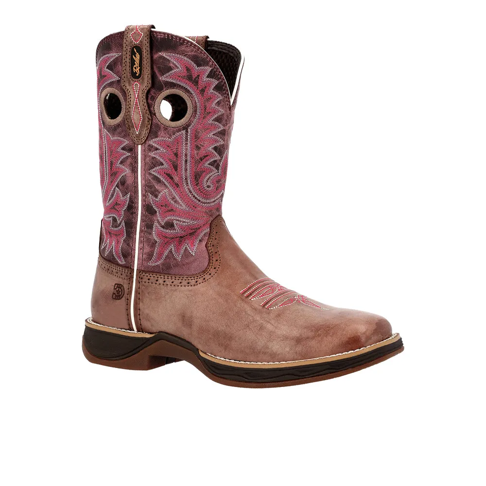 Lady Rebel Ultra-Lite Embroidered Square Toe Pull On Cowboy Boots sold by Shoebacca product image thumbnail 2