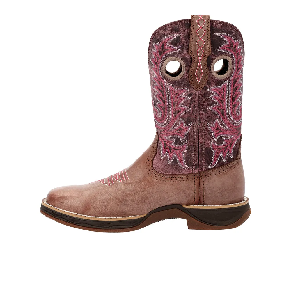 Lady Rebel Ultra-Lite Embroidered Square Toe Pull On Cowboy Boots sold by Shoebacca product image thumbnail 3