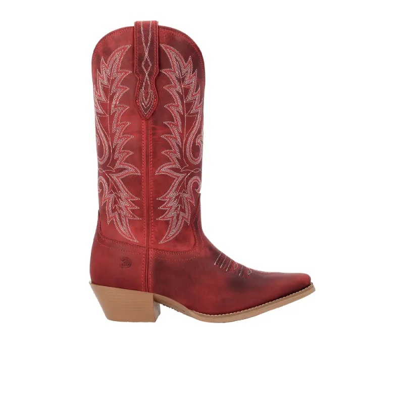 Shyloh Embroidered Snip Toe Pull On Cowboy Boots made by Durango