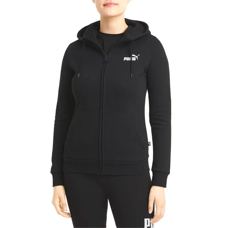 Essentials Small Logo Full Zip Hoodie made by Puma