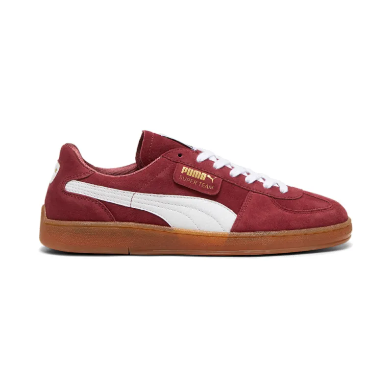 Super Team Suede Lace Up Sneakers made by Puma