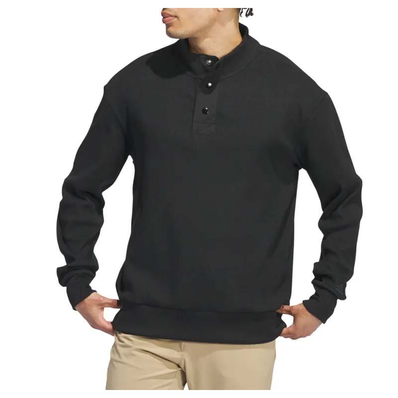 Go To Cozy Mock Neck Long Sleeve Pullover Shirt made by Adidas