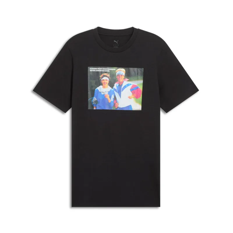 Motivation Graphic Crew Neck Short Sleeve T-Shirt made by Puma