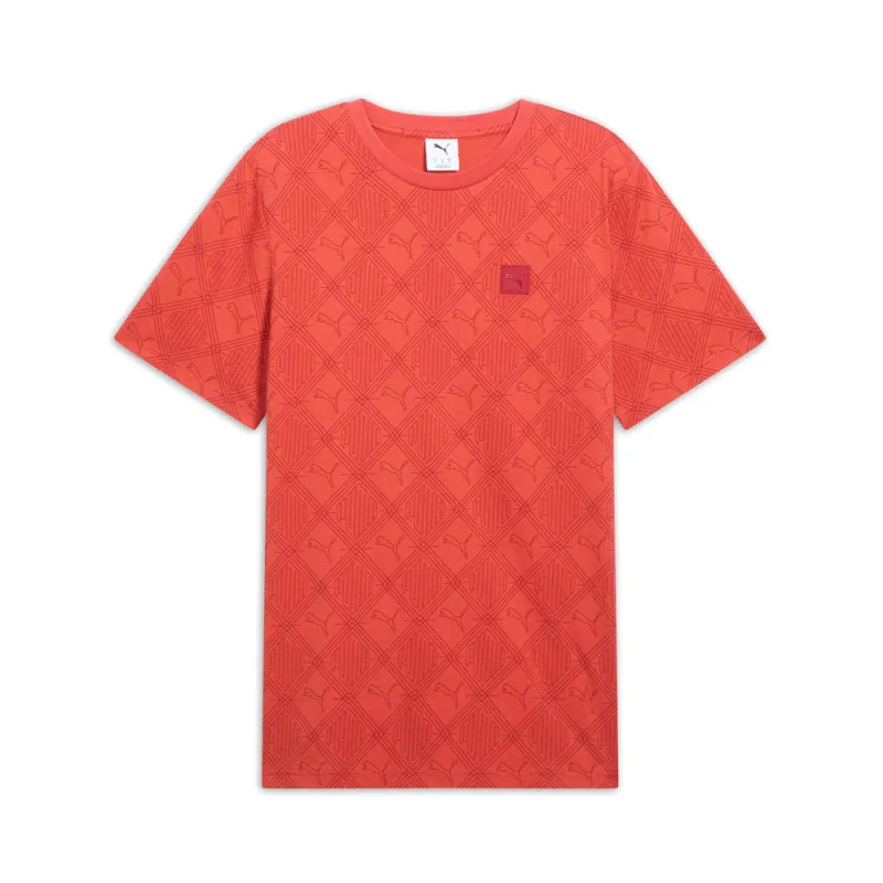 Essentials Logomania Graphic Crew Neck Short Sleeve T-Shirt made by Puma