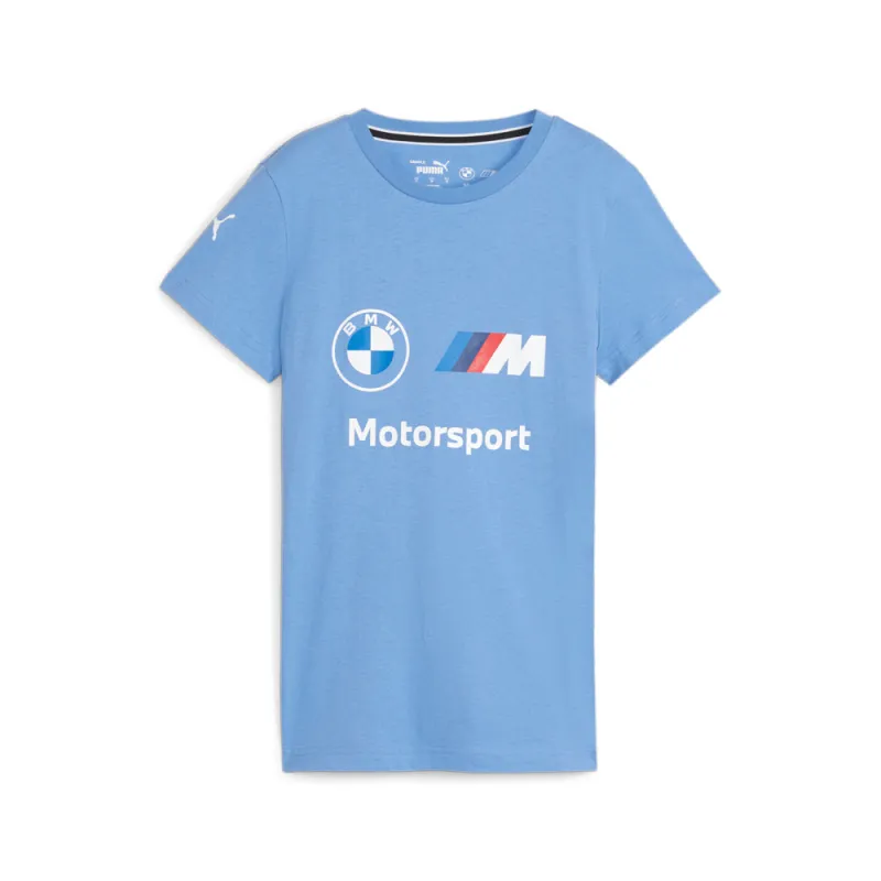 BMW M Motorsport Essentials Logo Crew Neck Short Sleeve T-Shirt sold by Shoebacca
