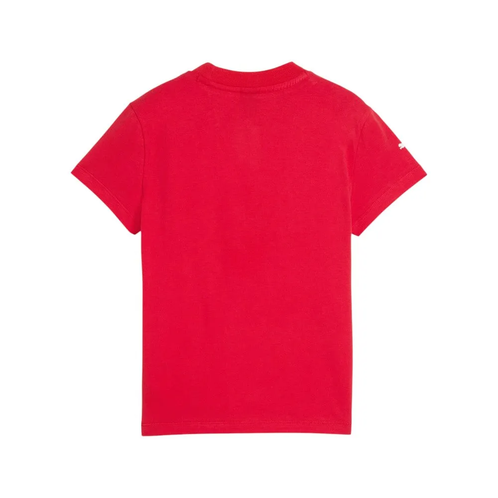 Scuderia Ferrari Race Big Shield Crew Neck Short Sleeve Babydoll T-Shirt sold by Shoebacca product image thumbnail 2