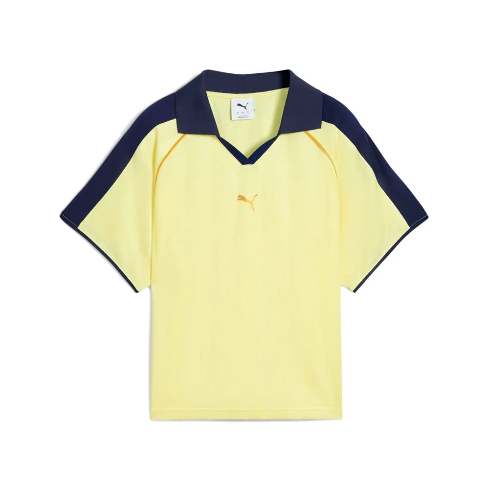 T7 Relaxed Collared Short Sleeve Soccer Jersey sold by Shoebacca