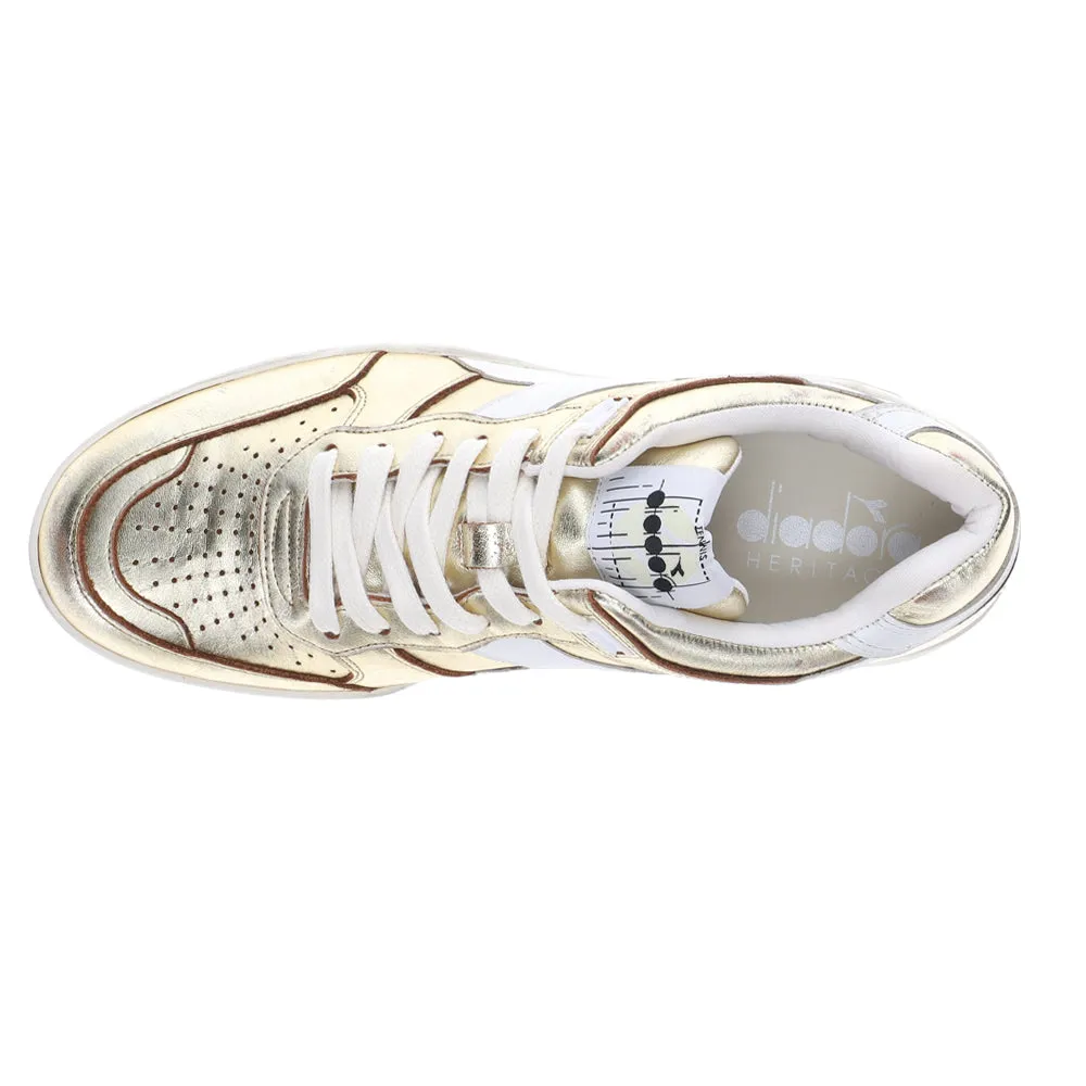 B.560 Metal Metallic Lace Up Sneakers sold by Shoebacca product image thumbnail 4