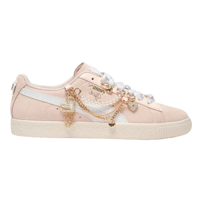 Clyde Charm Lace Up Sneakers made by Puma