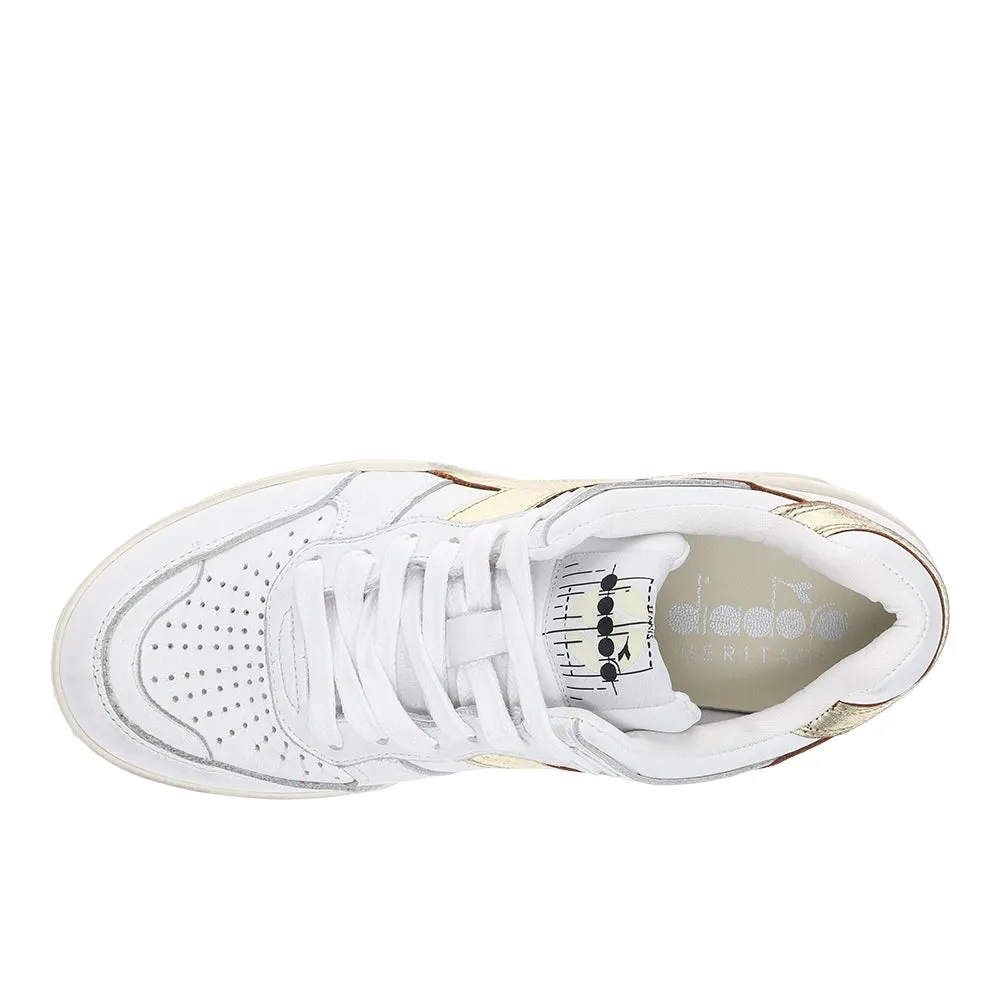 B.560 Laminated Metallic Lace Up Sneakers sold by Shoebacca product image thumbnail 4