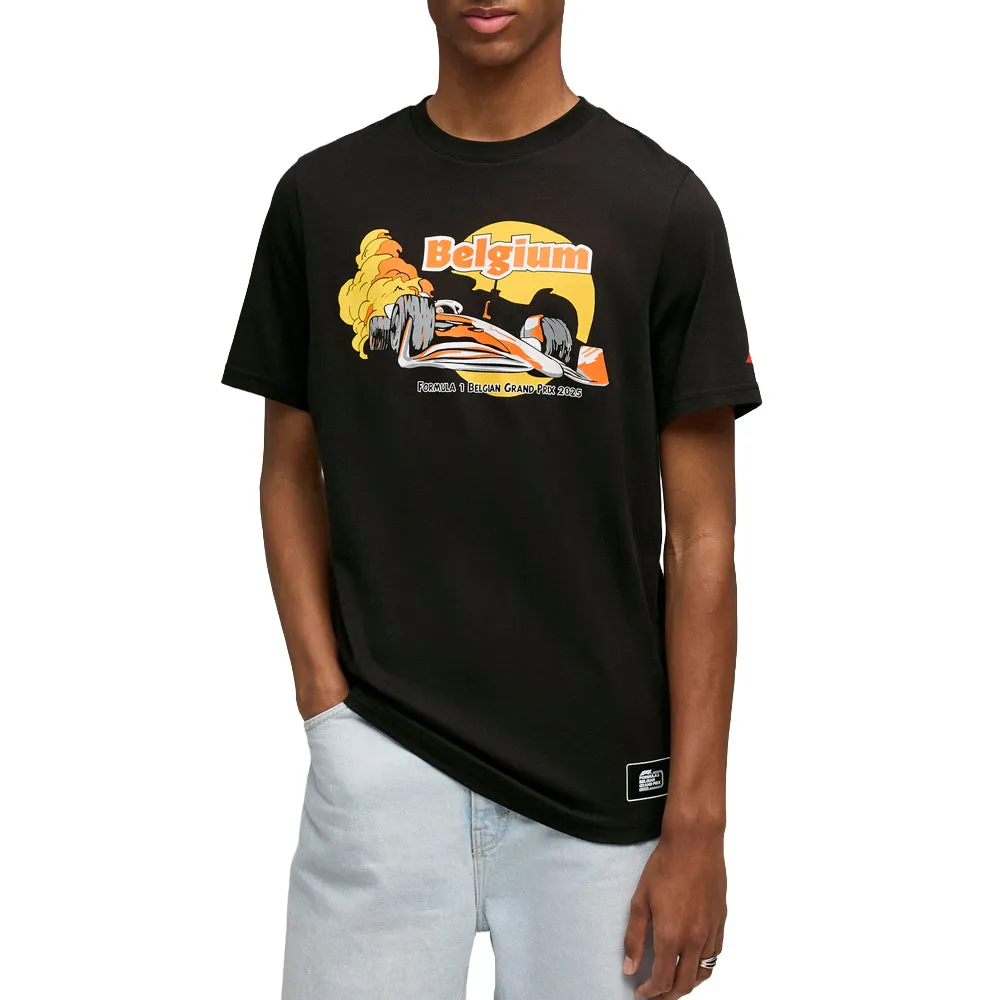 F1 Belgium Graphic Crew Neck Short Sleeve T-Shirt sold by Shoebacca product image thumbnail 3
