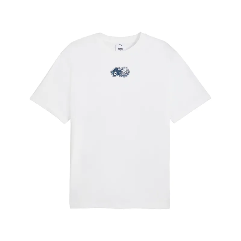 PUMA X SONIC THE HEDGEHOG Relaxed Graphic Crew Neck Short Sleeve T-Shirt made by Puma