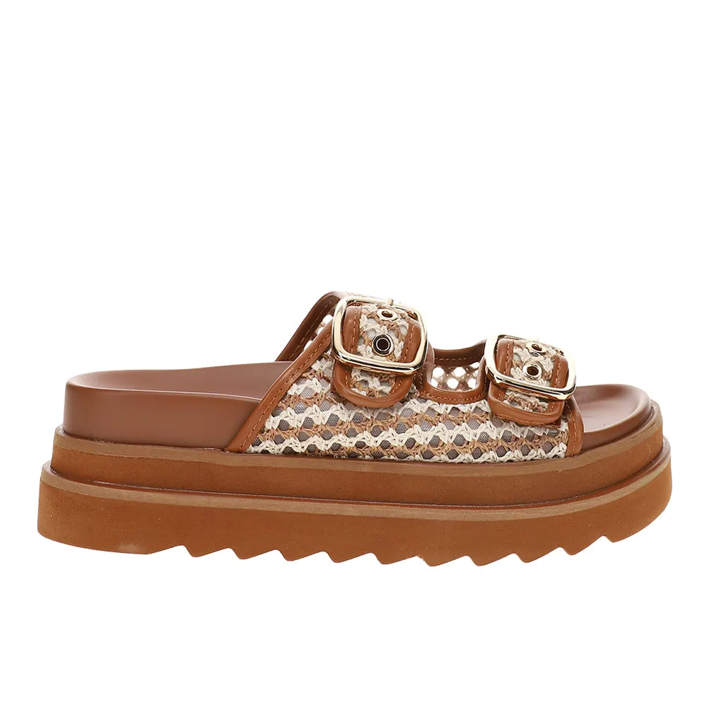 Word On the Street Platform Sandals sold by Shoebacca