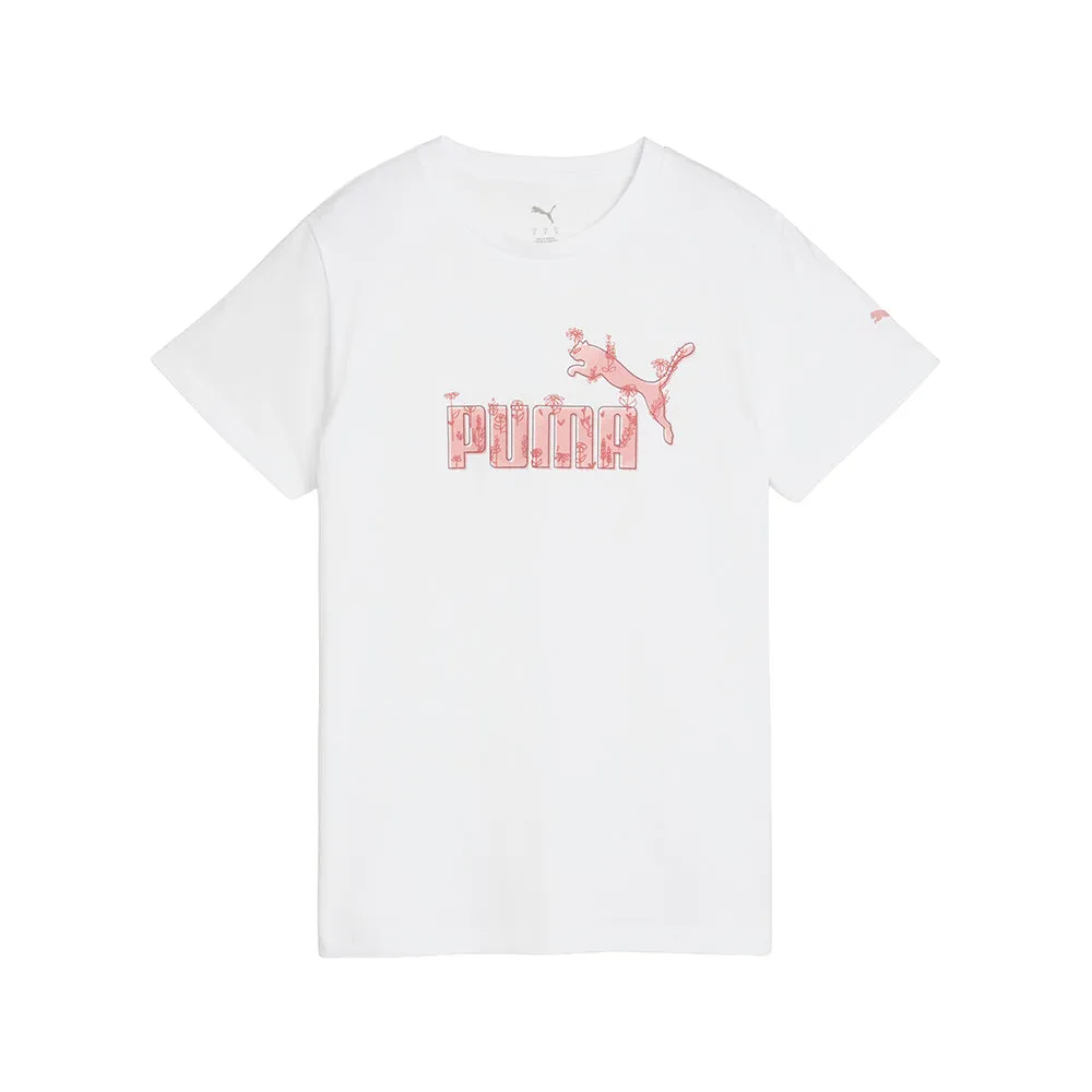 Sketched Florals Crew Neck Short Sleeve T-Shirt sold by Shoebacca