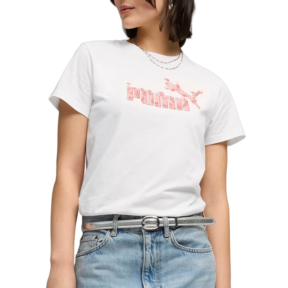 Sketched Florals Crew Neck Short Sleeve T-Shirt sold by Shoebacca product image thumbnail 5