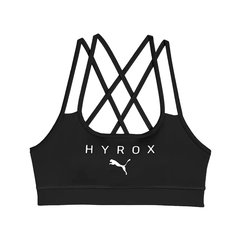 PUMA x HYROX Move Low Impact Strappy Sports Bra sold by Shoebacca