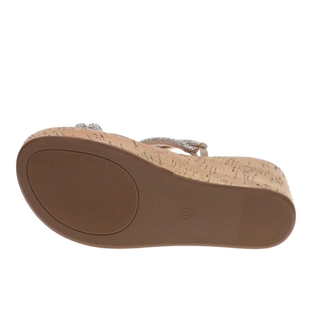 Summer Glow Rhinestone Wedge Sandals sold by Shoebacca product image thumbnail 5