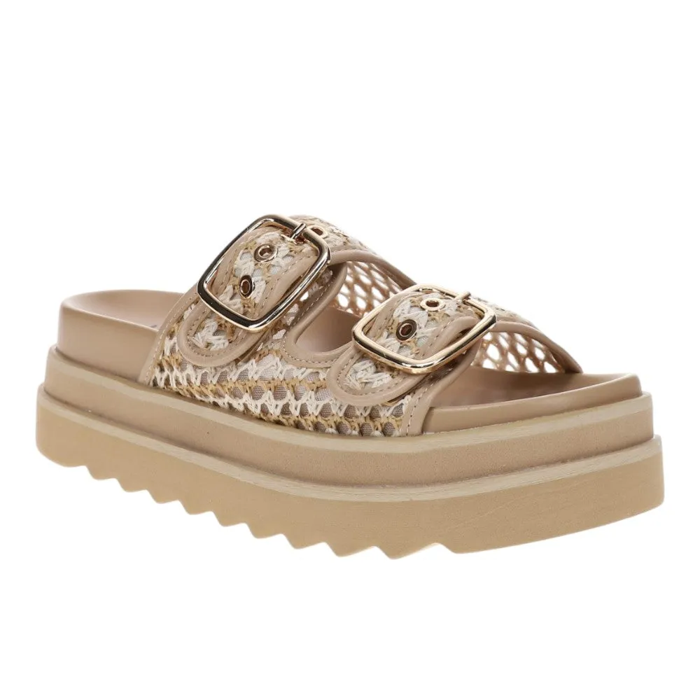 Word On the Street Platform Sandals sold by Shoebacca product image thumbnail 2