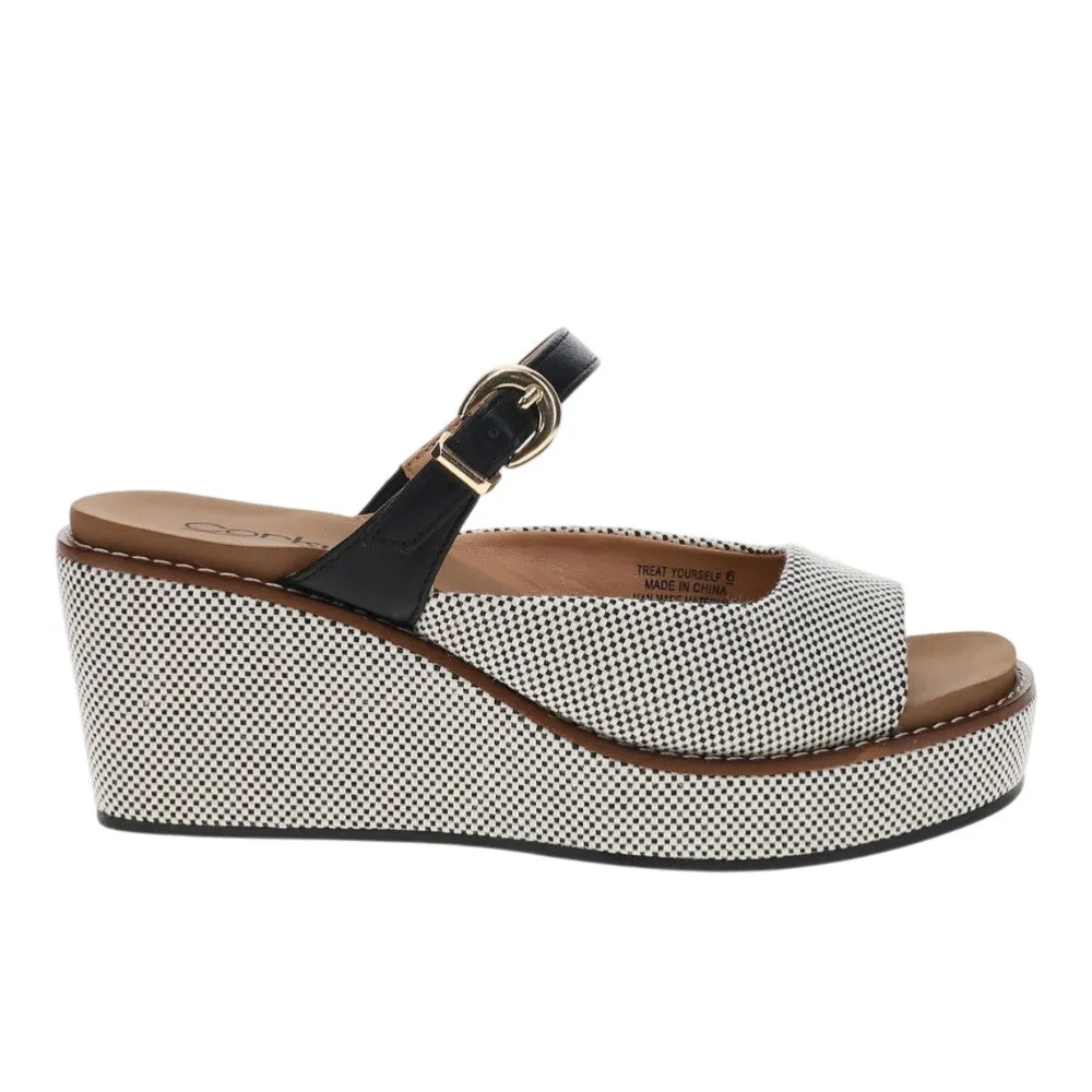 Treat Yourself Wedge Sandals sold by Shoebacca